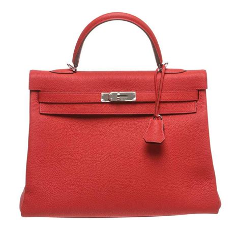 red hermes bag.with silver|red hermes kelly bag.